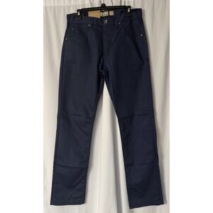 NWT Patagonia Mens Performance Slim Fit Straight Navy Blue Twill Jeans 32x32